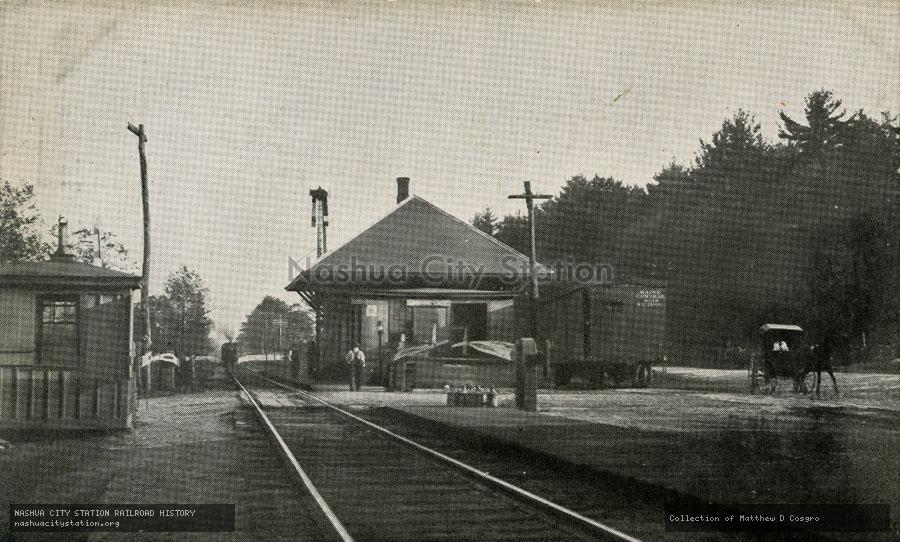 Postcard: Canobie Lake Station for Cobbett